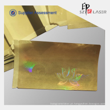 50 mícrons PET holograma Overlay adesivos para cartão de Pvc
